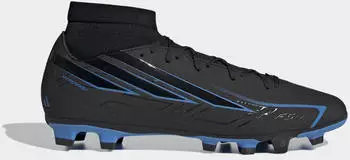 Adidas F50 Hyperfast Club Mid Firm Ground / Multi Ground Football Boot core black/core black/lucid ray blue