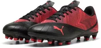 Puma Rapid FG-AG Jr rot/schwarz
