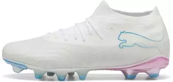 Puma FUTURE 9 MATCH FG/AG puma white/luminous blue/luminous pink