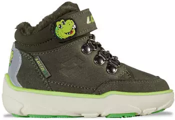 Lotto Winter Boots in Child-Foot-Friendly Fit olive/lime
