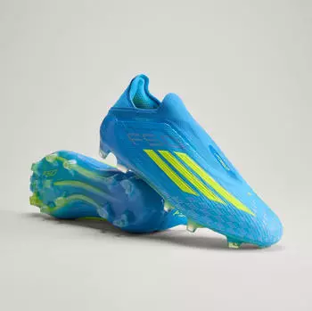 Adidas Predator Elite L-TECH Football Shoe Firm Ground Fold-over Tongue lucid ray blue/team solar yellow 2/lucid aquamarine
