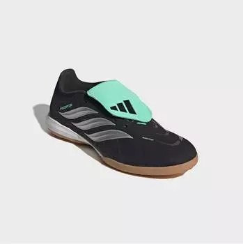 Adidas PREDATOR LEAGUE HALLE core black/silver metallic/pulse mint