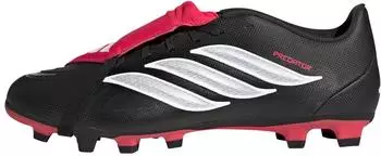 Adidas PREDATOR CLUB, FIRM/MIXED GROUND, FOLD-OVER TONGUE core black/ftwr white/lucid red