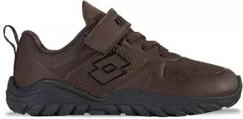 Lotto Barefoot Shoe - with flexible sole and extra wide toe box dark brown/schwarz