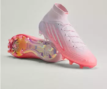 Adidas F50 SPARKFUSION ELITE Football Shoe, Firm Ground/Artificial Grass solar turbo/cloud white/distilled pink