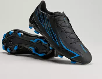 adidas F50 Hyperfast League FG core black/lucid ray blue (KJ3414)