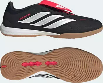 adidas Predator League Fold-Over Tongue IN core black/cloud white/lucid red (JR4741)