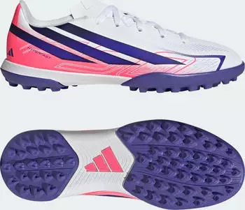 adidas F50 Hyperfast Club TF cloud white/solar purple/solar turbo (Junior) (KK1368)