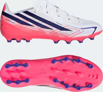 adidas F50 Hyperfast League AG cloud white/solar purple/solar turbo (Junior) (KK1396)