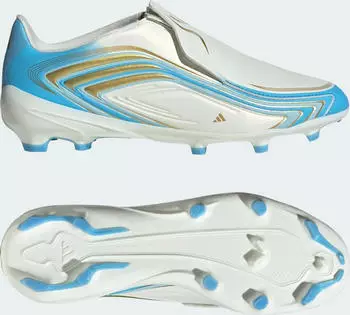 adidas F50 Messi League Laceless FG ivory/semi blue burst/icey blue (Junior) (IH1907)