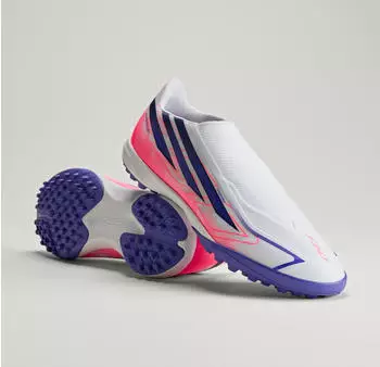 adidas F50 Hyperfast League Laceless TF cloud white/solar purple/solar turbo (IH4585)