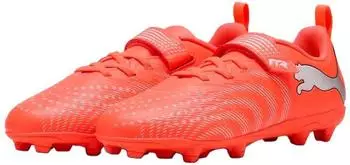 Puma Future 9 Play FG glowing red/puma white/puma black/puma silver (Junior) (108724-01)