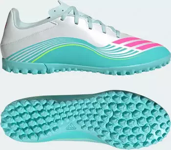 adidas F50 Club Messi TF Aurora Radiante ftwr white/lucid pink/flash aqua (Herren) (JQ0947)