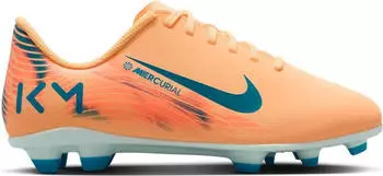 Nike Mercurial Vapor 16 Club Kylian Mbappé FG melon tint/igloo/neo turquoise (Junior) (FQ8288-801)