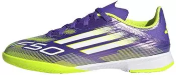 adidas F50 League Indoor purple rush/cloud white/lucid lemon (Junior) (JH7750)