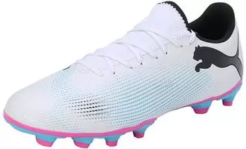 Puma Future 7 Play FG/AG puma white/puma black/poison pink (107723-01)