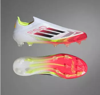 adidas F50 Elite Laceless FG cloud white/core black/solar yellow (IE1214)