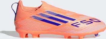adidas F50 League Laceless FG/MG beam orange/lucid blue/cloud white (Junior) (JH7742)