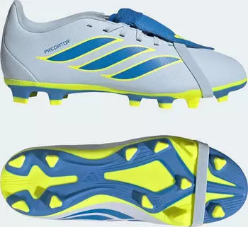 adidas Predator Club Fold-Over Tongue FG/MG crystal sky/ray blue/team solar yellow 2 (Junior) (KI8897)