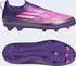 adidas F50 League Laceless FG/MG purple/cloud white/lucid lemon (Junior) (JQ9752)