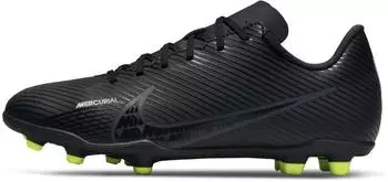 Nike Mercurial Vapor 15 Club FG/MG black/summit white/volt/dark smoke grey (Junior) (DJ5958-001)