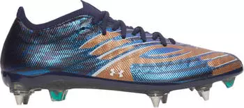 Under Armour Shadow Elite 4 Mach SG Stollen-Fu&szlig;ballschuhe Herren midnight navy/white/metallic copper ore
