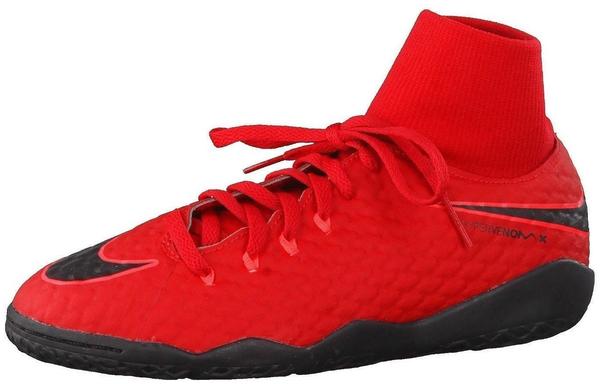 Nike HypervenomX Phelon III DF IC Jr university red/bright crimson/black