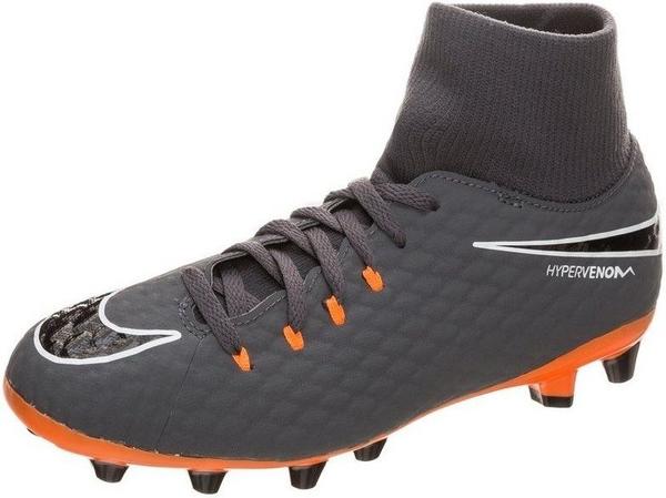 Nike Hypervenom Phantom III Academy DF AG-Pro Jr dark grey/total orange/white