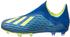 Adidas X 18+ FG Fußballschuh Kinder football blue / solar yellow / core black