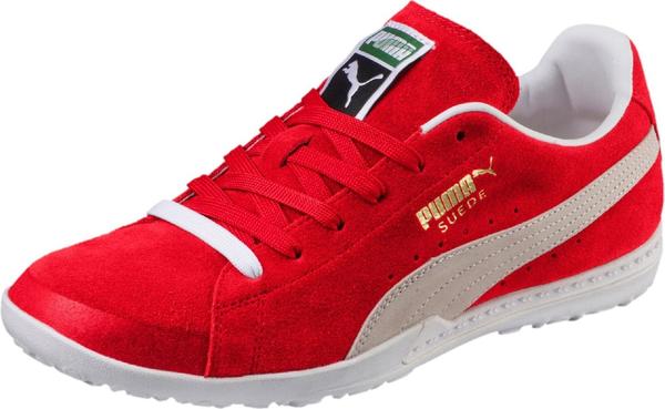 Puma FUTURE Suede TT Men Football Boots red-white