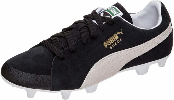 Puma FUTURE Suede FG/AG Men Football Boots black-white