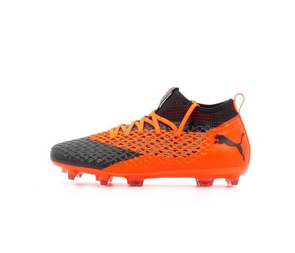 Puma FUTURE 2.2 NETFIT FG/AG Football Boots puma black/shocking orange