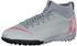 Nike Jr. MercurialX Superfly VI Academy wolf grey/pure platinum/metallic silver/light crimson