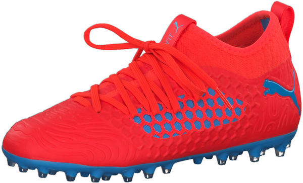 Puma FUTURE 19.3 NETFIT MG Jubior (10555201) Red Blast-Bleu Azur
