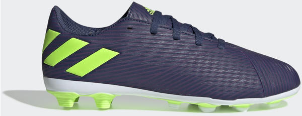 Adidas Nemeziz Messi 19.4 FxG Fußballschuh Tech Indigo / Signal Green / Glory Purple Kinder (EF1816)