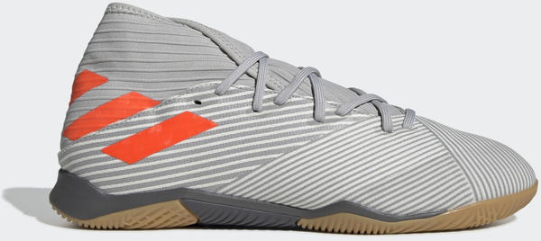 Adidas Nemeziz 19.3 IN Fußballschuh Grey Two / Solar Orange / Chalk White Unisex (EF8289)