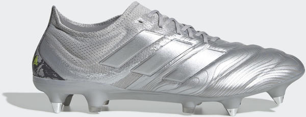 Adidas Copa 20.1 SG Fußballschuh Silver Met. / Silver Met. / Solar Yellow Unisex (EF8325)