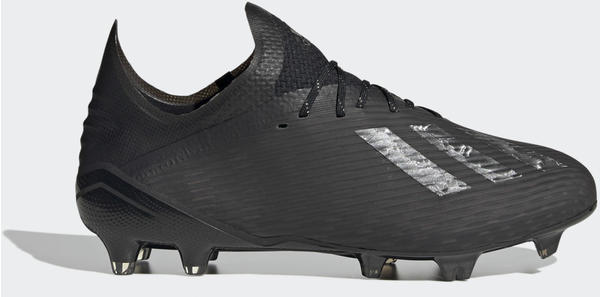Adidas X 19.1 FG Fußballschuh Core Black / Core Black / Silver Metallic Männer (EG7127)