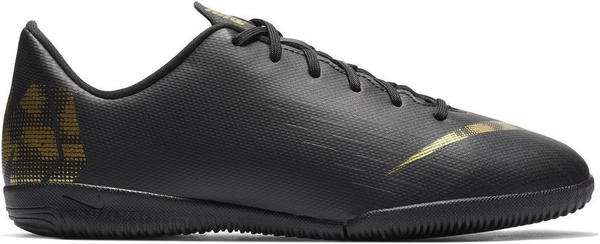 Nike Jr. MercurialX Vapor XII Academy IC (AJ3101) black MTLC/vivid gold
