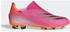 Adidas X Ghosted+ Laceless FG Fußballschuh Shock Pink/Core Black/Screaming Orange Kinder