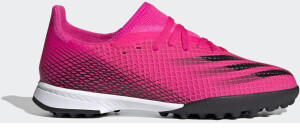 Adidas X Ghosted.3 TF Kids (FW6927-0006) shock pink/core black/screaming orange