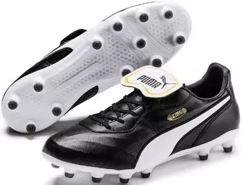 Puma King Top FG puma black/puma white – Puma King Top FG puma black/puma white: Der Klassiker unter den Fußballschuhen