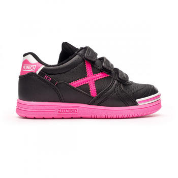 Munich G3 Profit Velcro IN Kids black/pink/white
