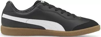 Puma King 21 IT (106696) black/white/gum – Hochwertiges Leder für optimalen Tragekomfort