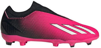 Adidas X Speedportal.3 Laceless FG Kids team shock pink 2/zero metalic/core black