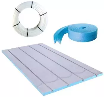 BELVIT XPS 500 Fu&szlig;bodenheizungsset Trockenbau Warmwasser 30m&sup2; (XPS 500)