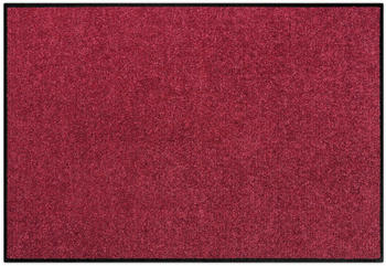 Salonloewe Fu&szlig;matte waschbar Weinrot 40x60 cm Schmutzfangmatte