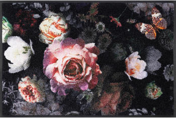 Wash+Dry Fußmatte waschbar Night Roses 50 x 75 cm