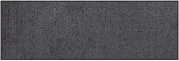 Salonloewe L&auml;ufer waschbar Anthrazit 60x180 cm Fu&szlig;abtreter Schmutzfangmatte