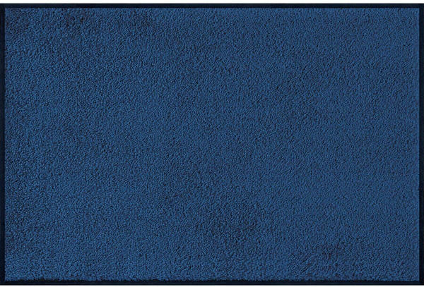 Wash+Dry waschbar Navy 60 x 90 cm Fußmatte blau
